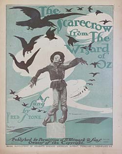 St. Louis native Paul Tietjens' music for the 1902 stage musical *The Wizard of Oz* will highlight a concert of 19th- and early 20th-century popular music Nov. 7 at the Gallery of Art. Pictured is original sheet music from the Tietjens manuscript collection at the University's Gaylord Music Library.