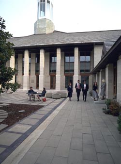 Simon Hall courtyard