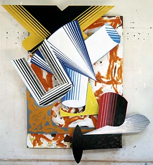 *Lo Sciocco Senza Paura* (The Fearless Fool) (1984), by Frank Stella