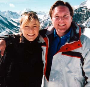 Sengelmann and her husband, Tamir Keshen, enjoy the slopes of Snowmass, Colo. 