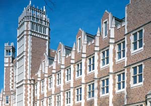 South facade of the Psychology Building.