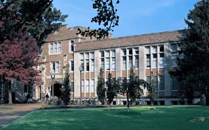 Sever Hall, west facade