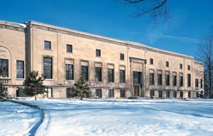 South facade of Bixby Hall.