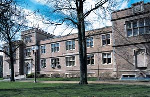 Louderman Hall, south facade