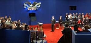 After nearly a year of planning by many people at the University, it all comes down to this: President George W. Bush debates Sen. John Kerry Oct. 8 at the Athletic Complex.