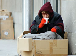 Alcohol and drug abuse remain the biggest problems among homeless individuals.