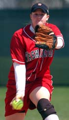 Laurel Sagartz finished the season with a 24-3 record and a 0.81 ERA. For good measure, she batted .346 with 38 RBIs.