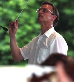 The Gateway Festival Orchestra is conducted by James Richards, professor of orchestral studies at the University of Missouri-St. Louis. The orchestra will launch its 42nd season of free summer concerts with