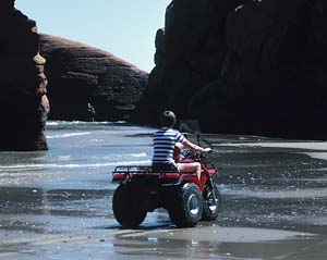 Helmets have been shown to reduce non-fatal head injuries by up to 64 percent and the risk of mortality by 42 percent, but many studies reveal that helmet use on ATVs is low.