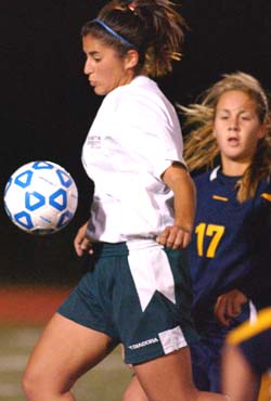The women's soccer team is returning 17 letter-winners and eight starters from last year's squad. Among them are junior midfielder Talia Bucci, a 2004 first-team all-league selection who started all 21 games and recorded four goals and six assists.