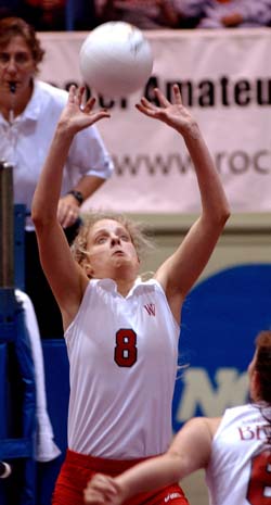 Kara Liefer is one of three seniors returning to lead the top-ranked volleyball squad this year. Last season, Liefer posted 1,505 assists, good for second in the University Athletic Association.