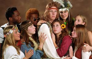 The cast of *Hair* will take the Edison Theatre stage Oct. 7-16. 