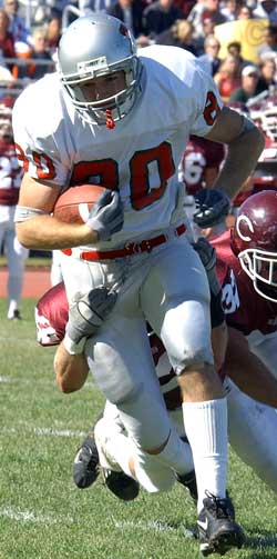 The Bears' Brad Duesing notched more than 1,000 receiving yards in all four seasons here, becoming just the second player in NCAA history — Division I, II or III — to record four consecutive 1,000-yard receiving seasons.