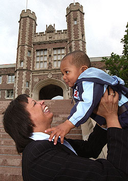 The latest addition to Brenda Cass' family is 11-month-old grandson Nijal Ford.