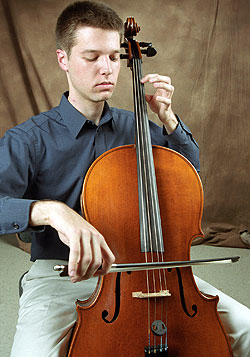 Despite the University's rigorous academic demands and his double major, Aaron Mertz continued his musical passion by playing in the Washington University Symphony Orchestra and several chamber orchestras.