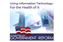 For the Health of It - Committee for Government Reform