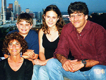 (From left) Lynn, Joshua, Ariana and Garry Tobin on vacation.