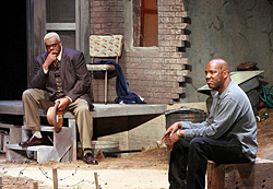 Ron Himes (right) and A.C. Smith in The Black Rep's 2006 production of August Wilson's *King Hedley II.*