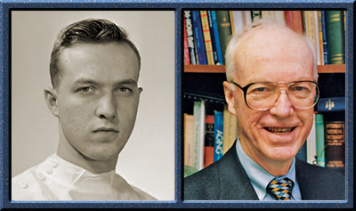 A life in medicine: Leonard Berg, MD, fresh out of medical school, and later in life as he looked back on a long and distinguished career