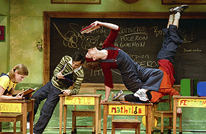 Montreal's Dynamo Theatre brings its whirling mix of gymnastics and theater to campus Jan. 12.