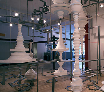 A detail from Judy Pfaff's 2003 installation