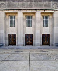 North facade, 560 Music Center.