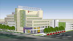 Rendering of Shriners Hospital for Children