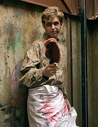 Freshman Sam King as the Cook