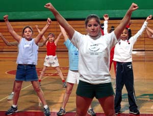 Cheerleading clinic