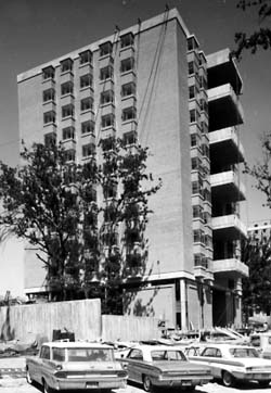 Eliot hall is scheduled for implosion on June 21.