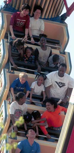 One of the rides at the Thurtene Carnival