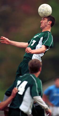 Bears soccer player Rob Weeks