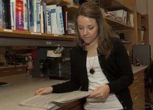Jennifer Hoefert, who graduates with a post-baccalaureate certificate in premedical studies from University College in Arts & Sciences, says time spent in the hospital as a patient and volunteer helped guide her to a career in medicine.