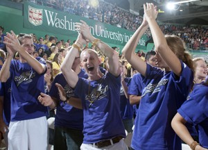 The annual Convocation is Chancellor Mark S. Wrighton’s opportunity to welcome all new students and parents to the university. This year, it will take place at 7:30 p.m. Aug. 25 in the Athletic Complex, followed by a celebration in Brookings Quad at 9 p.m.