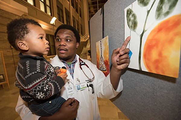 Medical school art show illustrates range of talents