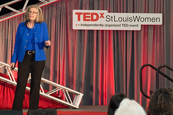 Fraser speaks about antibiotic resistance at TEDxStLouisWomen conference