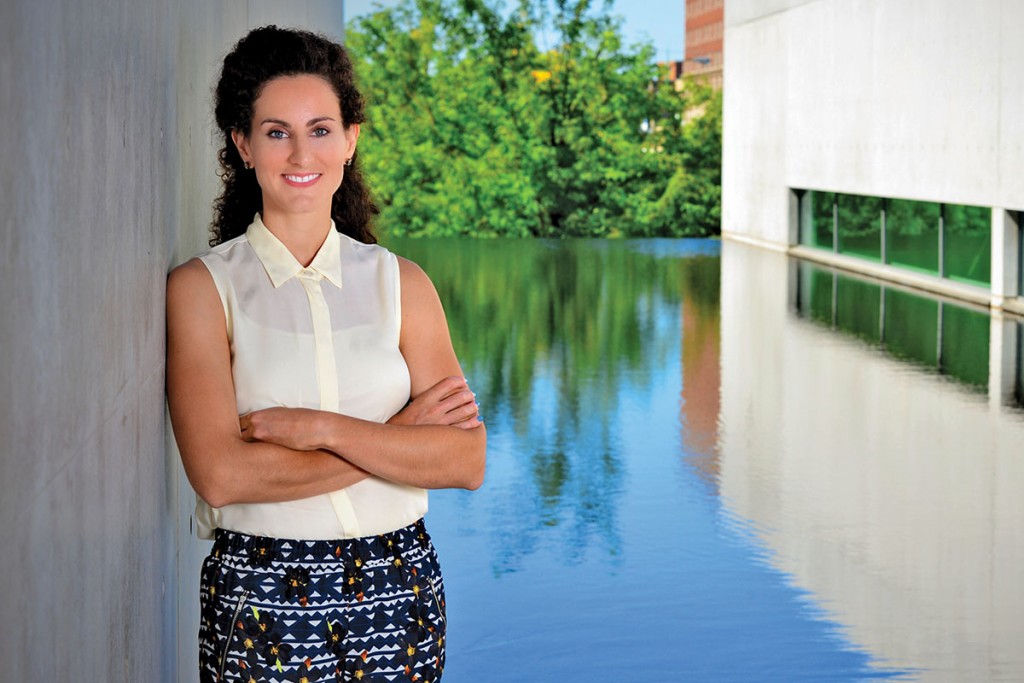 07.23.2014 - Kristin Fleischmann, Manager of Programs at the Pulitzer Foundation for the Arts. James Byard/ WUSTL Photos