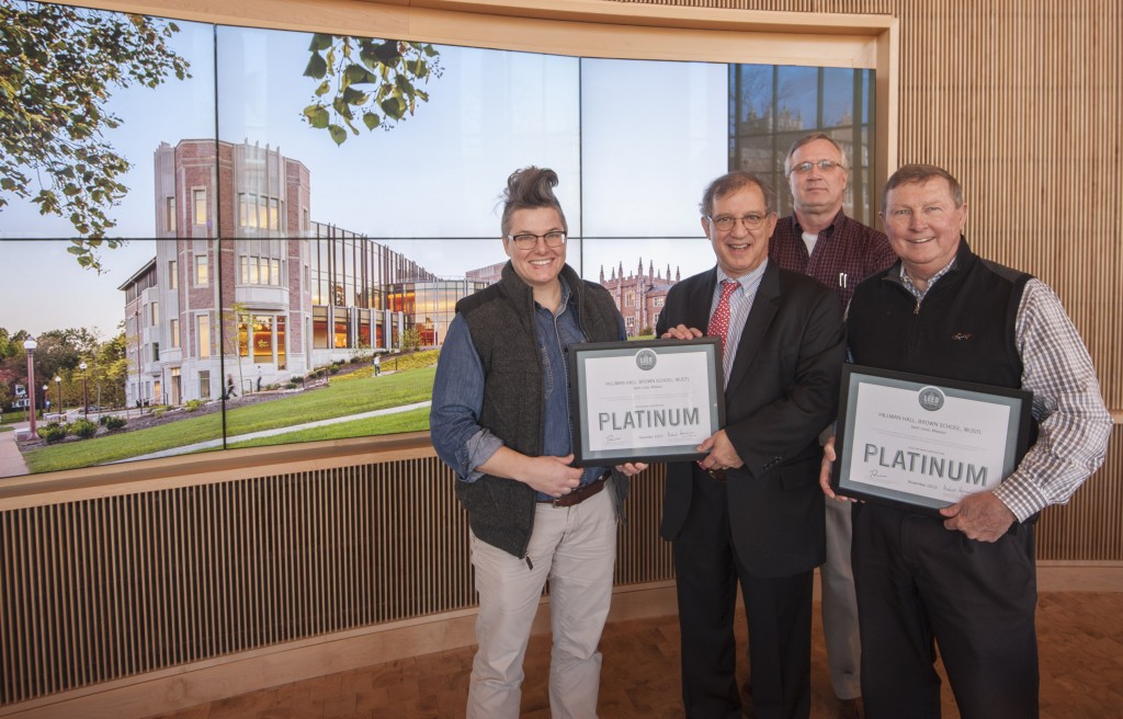 Hillman Hall receives LEED certification.