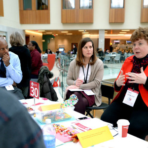 Faculty and staff participate in the 2016 Day of Discovery and Dialogue.