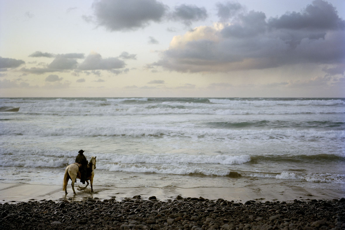 Cowboy by the sea