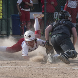 A home softball game March 29, 2016, was one way the Washington University campus dove into spring.