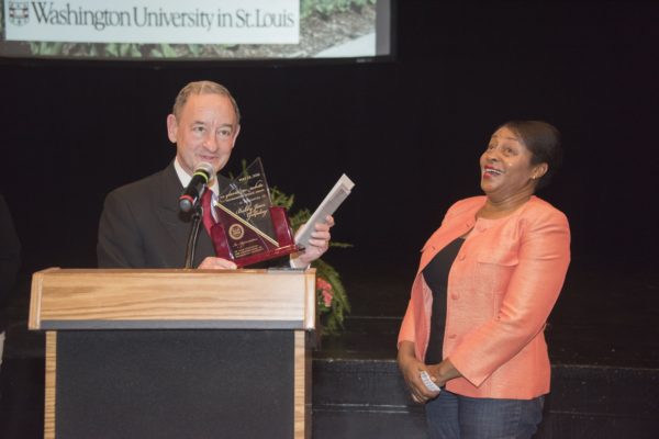 Golliday receives Gloria White service award