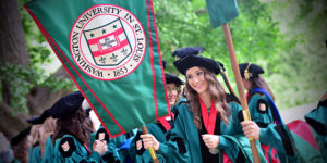 Commencement scene