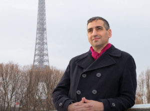 Daniel Medin by Eiffel Tower