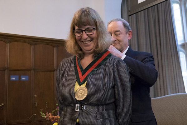 Jonson-Reid installed as Ralph and Muriel Pumphrey Professor of Social Work