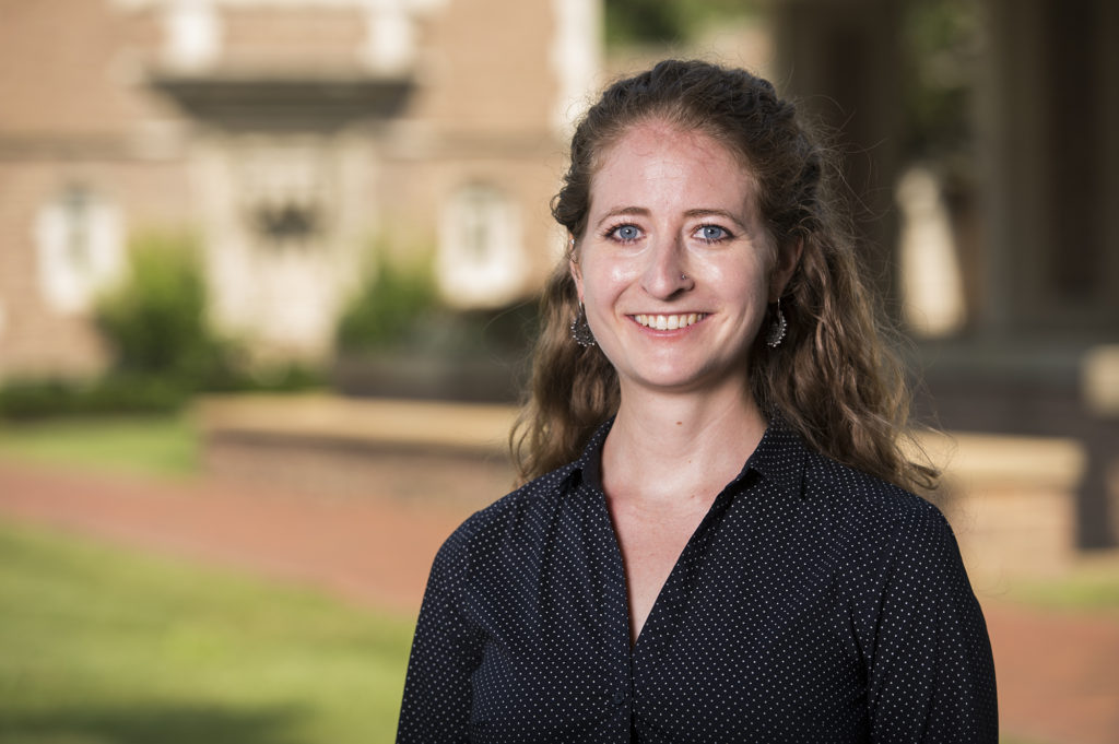 8.10.16--Adrienne Strong, graduate student working on her Phd in Anthropology, at Washington University in St. Louis. Photos by Joe Angeles/WUSTL Photos