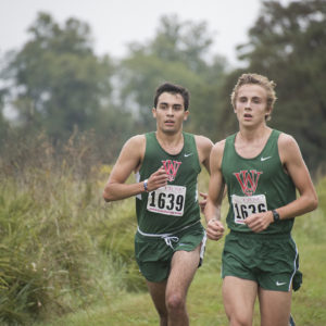 students running