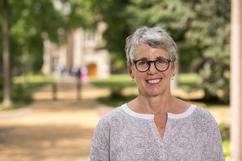 Jean Allman, director of the Center for the Humanities in Arts & Sciences. (Photo: Joe Angeles/Washington University)