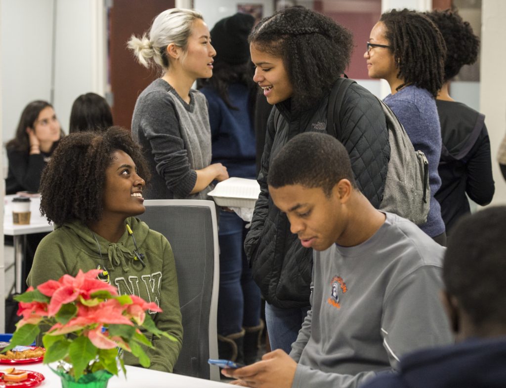 Students at Office for Student Scholars