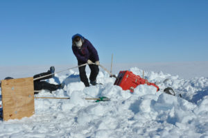 research team in Antarctica